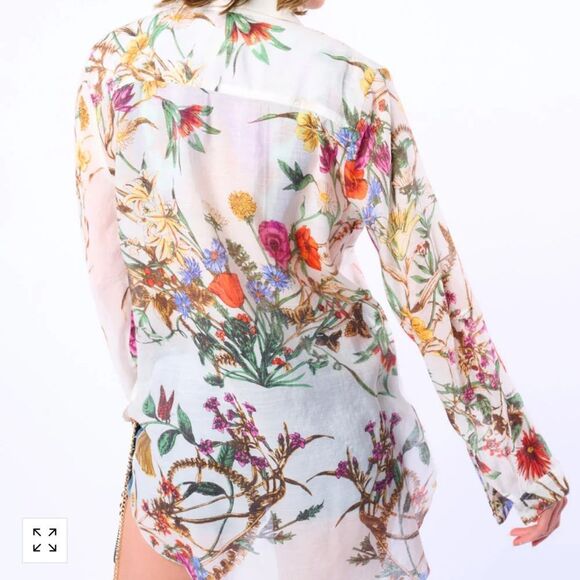 Aratta Lilia Embroidered Button Down Shirt - Picture 4 of 9